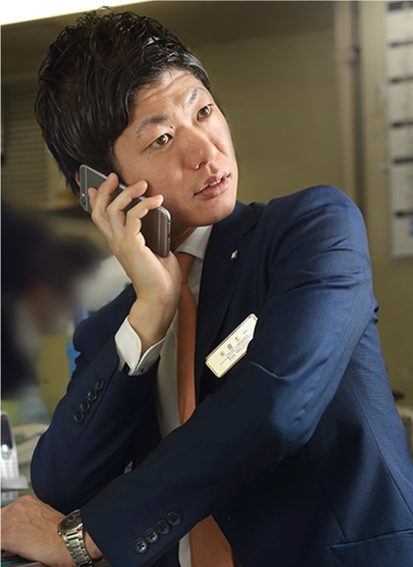 仕事の様子